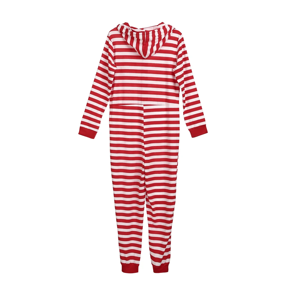 Семейные комплекты рождественских пижам, красные, с рисунком, для женщин и мужчин, для взрослых, детские комбинезоны комбинезон-Пижама, одежда для сна, худи