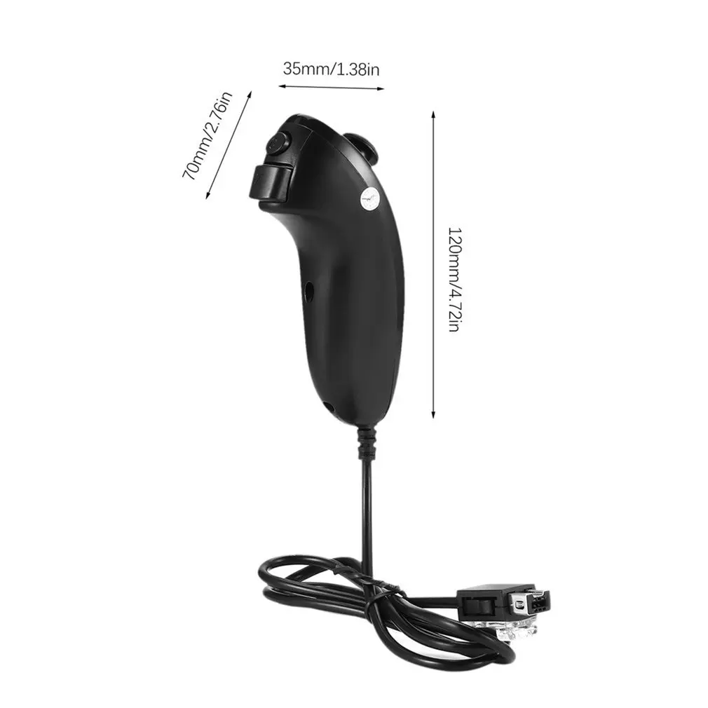 2in1 Motion Plus Remote Control+ Nunchuck Controller for Nintend Wii Game