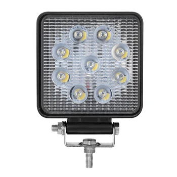 

New 27W LED Work Light Spot Lamp Off Road Car Light ,Square LED Driving Light