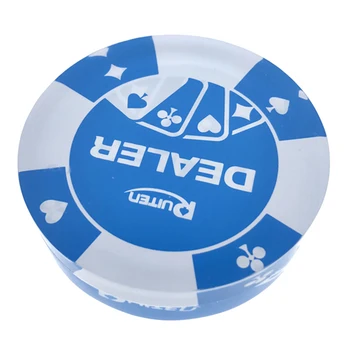 

Acrylic Casino Dealer Button Chip For Party Casino Accessory 7.2 X 2cm