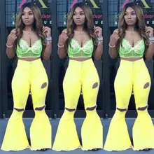 Новинка, женские осенние джинсы с дырками на молнии, высокая талия, длинные джинсы, уличная одежда, длинные джинсовые штаны