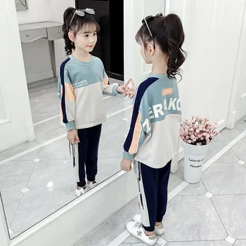 

Girls' suit 2020 new spring clothing children's sports girl clothes Kids Girls Clothing Sets