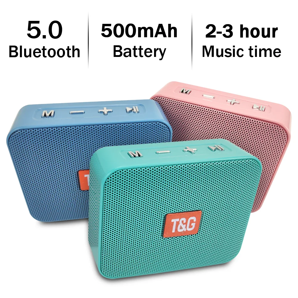 Мини-Колонка TG166 портативная с поддержкой Bluetooth 5 0 и FM-радио | Электроника