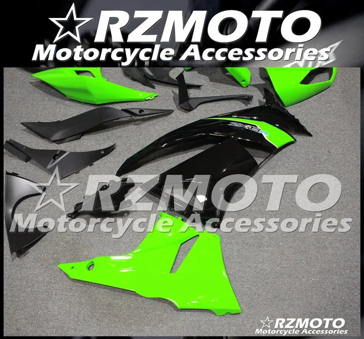 Мотоциклетный обтекатель abs Подходит для Kawasaki ZX6R 636 599 ZX-6R 2009 2010 2011 2012 корпусные детали пресс-форм Магазин № 0313