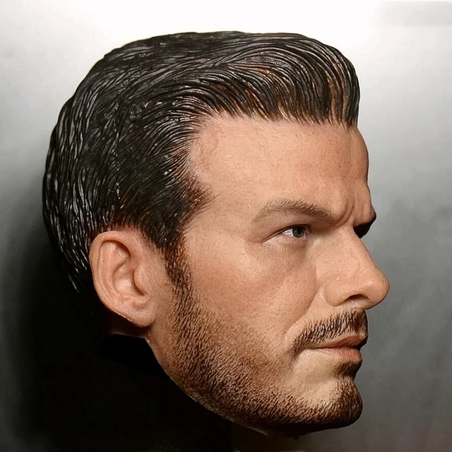 1/6 David Beckham Football Soccer Player Head Sculpt Model Fit 12'' TBLeague Phicen Action Figure Body 5