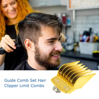 

8 Sizes Guide Comb Set Compatible with WHAL Hair Clipper Cutting Combs Limit Combs Hair Cutting and Styling Attachment