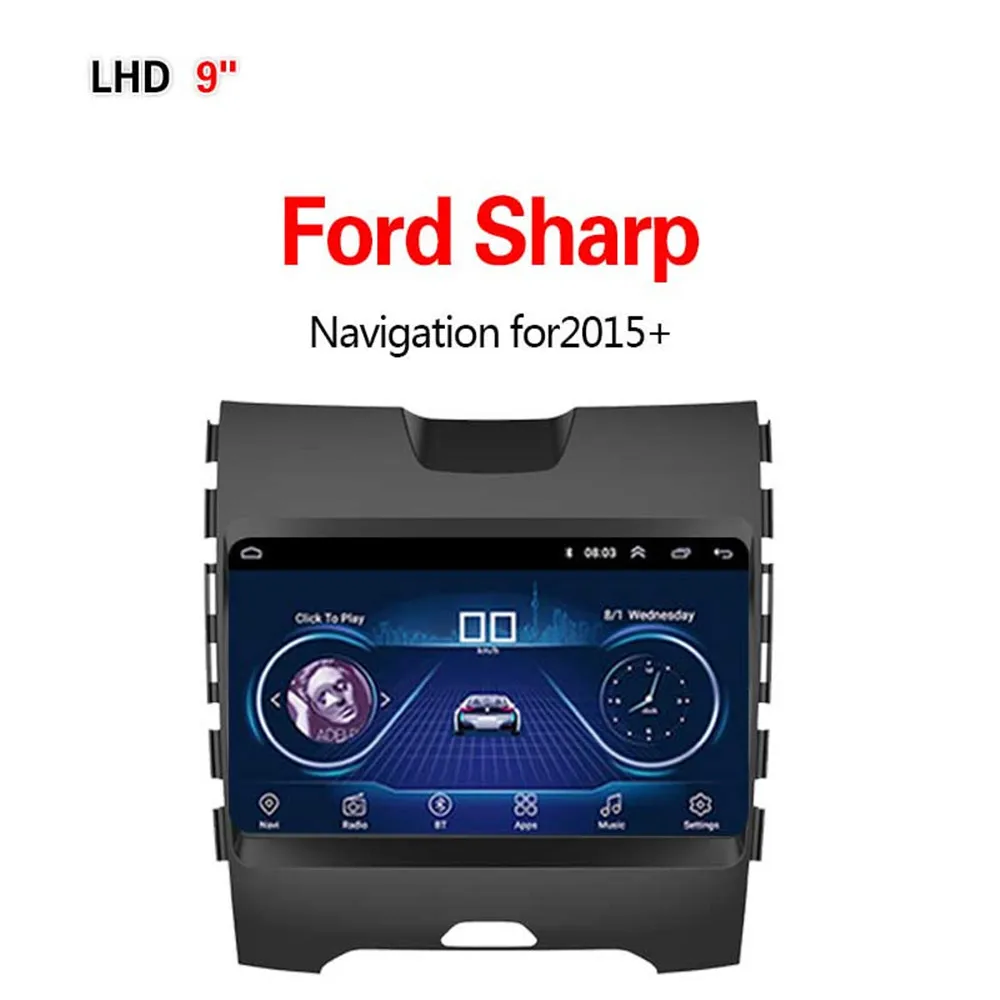 Lionet gps навигация для автомобиля Ford Sharp+ 9 дюймов LF1005X - Размер экрана, дюймов: WIFI 1G16G