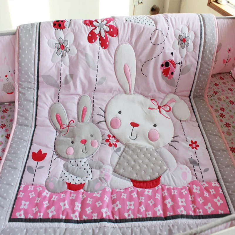 Хлопковые комплекты постельного белья для девочек в скандинавском стиле, матрац для новорожденных, бёрки для кроватки, постельные принадлежности для девочек, индивидуальный заказ - Цвет: comforter only