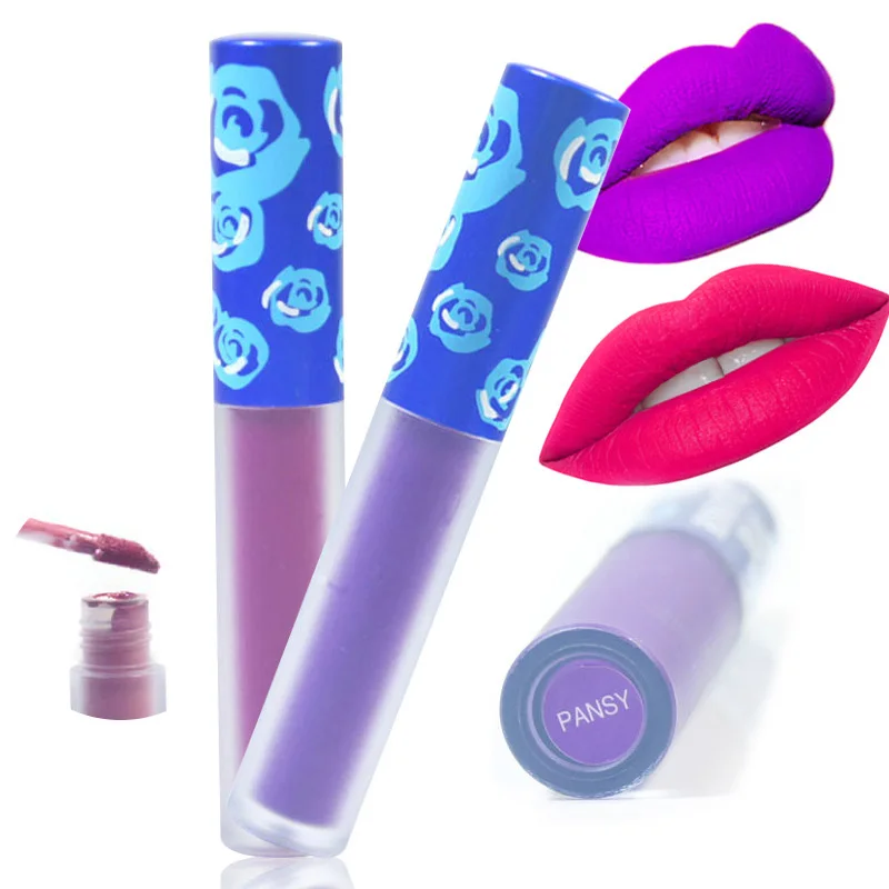 

Hot Waterproof Matte Lipstick Long Lasting Labiales Rouge Matte Liquid Waterproof Makeup Lip Gloss Cosmetics Lift for Women