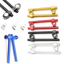 CNC руль мотоцикла регулируемый зажим на вилке Кафе Racer 27 мм 29 мм 31 мм 33 мм