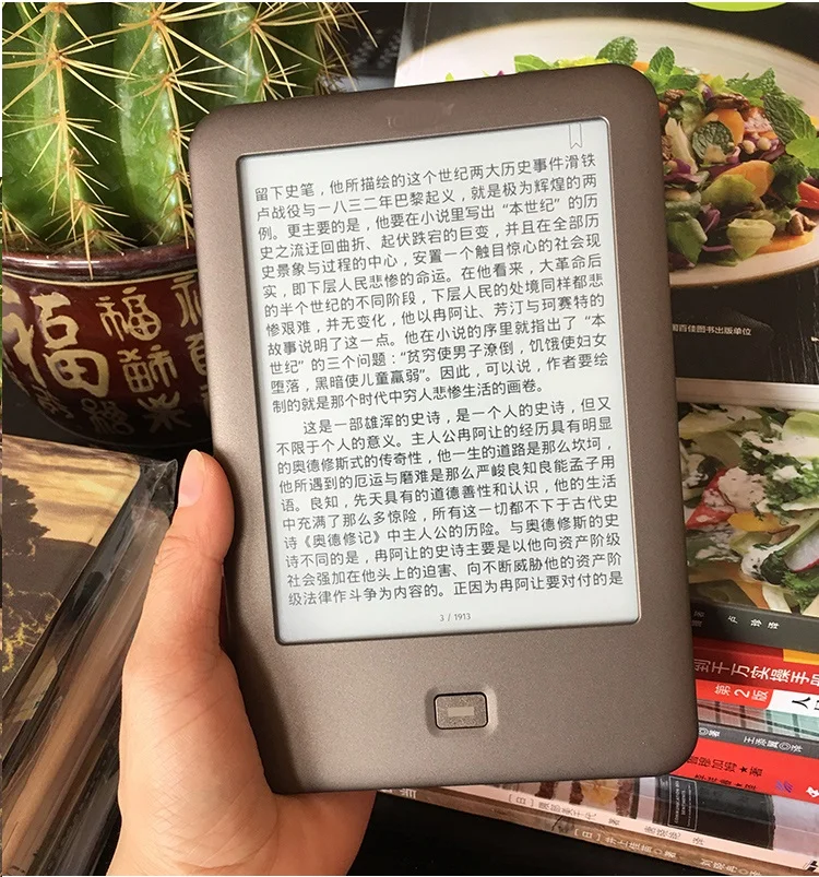Встроенный светильник из устройства для чтения электронных книг Wi Fi e ink 6 дюймов