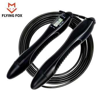 

Jump Ropes with Counter Sports Fitness Adjustable Fast Speed Counting Jump Skip Adjustable Calorie Rope Skipping Wire