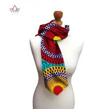 БРВ Осень Классический шарф с принтом Ankara повязки для женщин; Одежда для девочек; аксессуары для прекрасный Африканский Воск печатающая головка галстуком-бабочкой WYX27