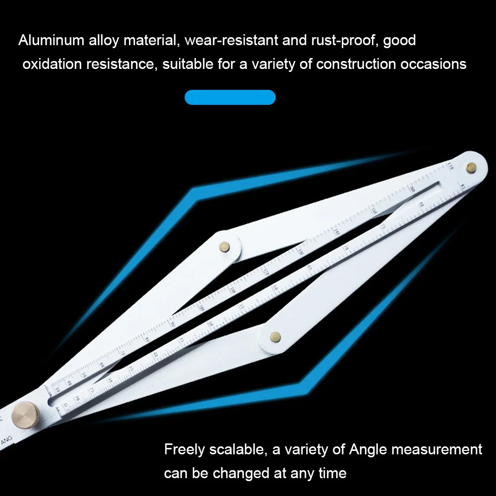  Digital Angle Ruler Ceiling Artifact Tool Square Protractor Metal Long Version Angle Meter Finder I