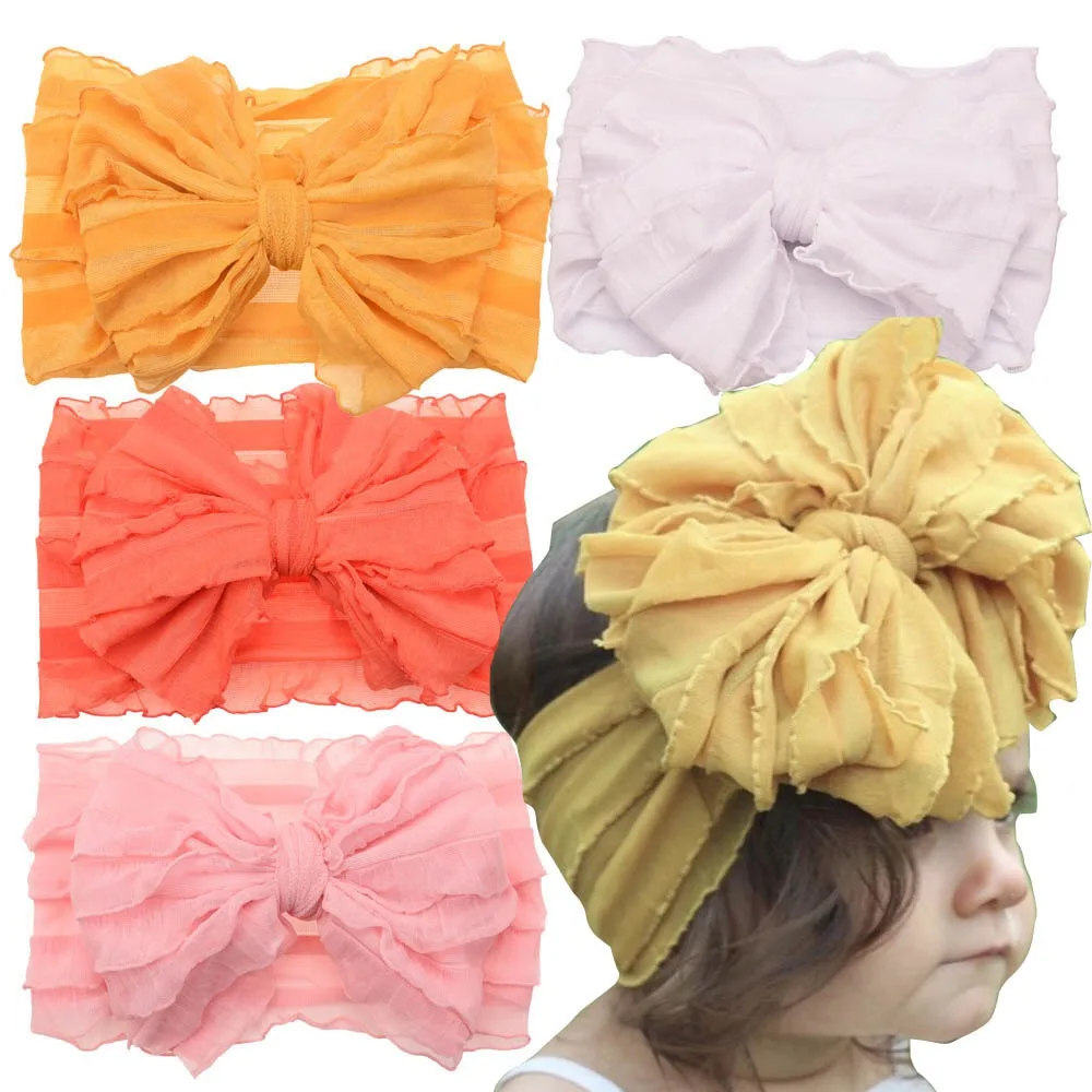 

24PCS Boutique Lace Bow Headband Sweet Hair Bows Cute Hair Accessories Fashion Hairband Head wrap