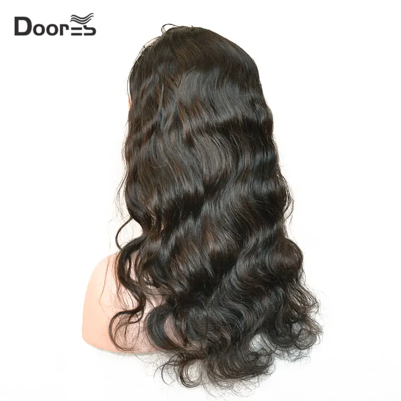 Парики из перуанских человеческих волос для черных женщин, волнистые парики из натуральных волос, волосы Remy 13x6