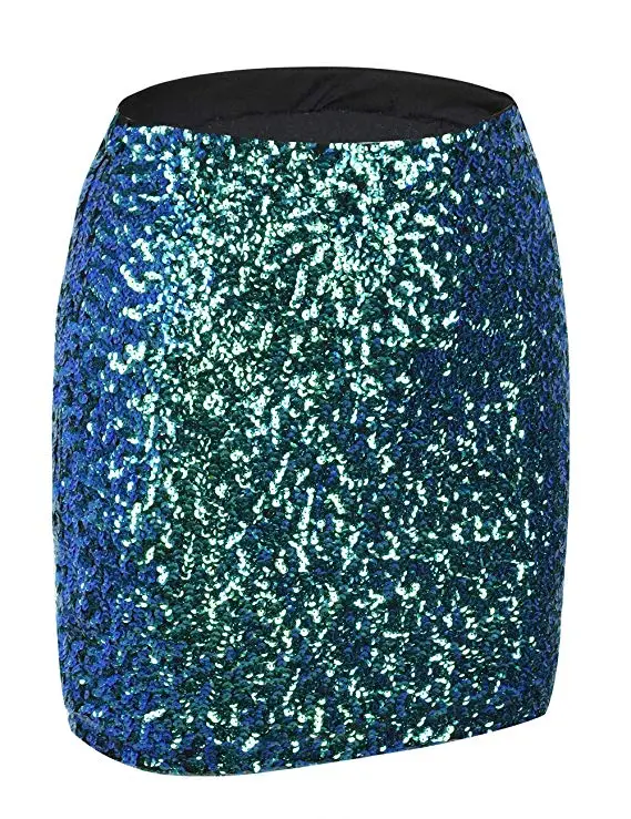 Модная брендовая новая горячая Распродажа Женская Сексуальная узкая сексуальная юбка с высокой талией облегающая мини-юбка-карандаш с блестками для девушек