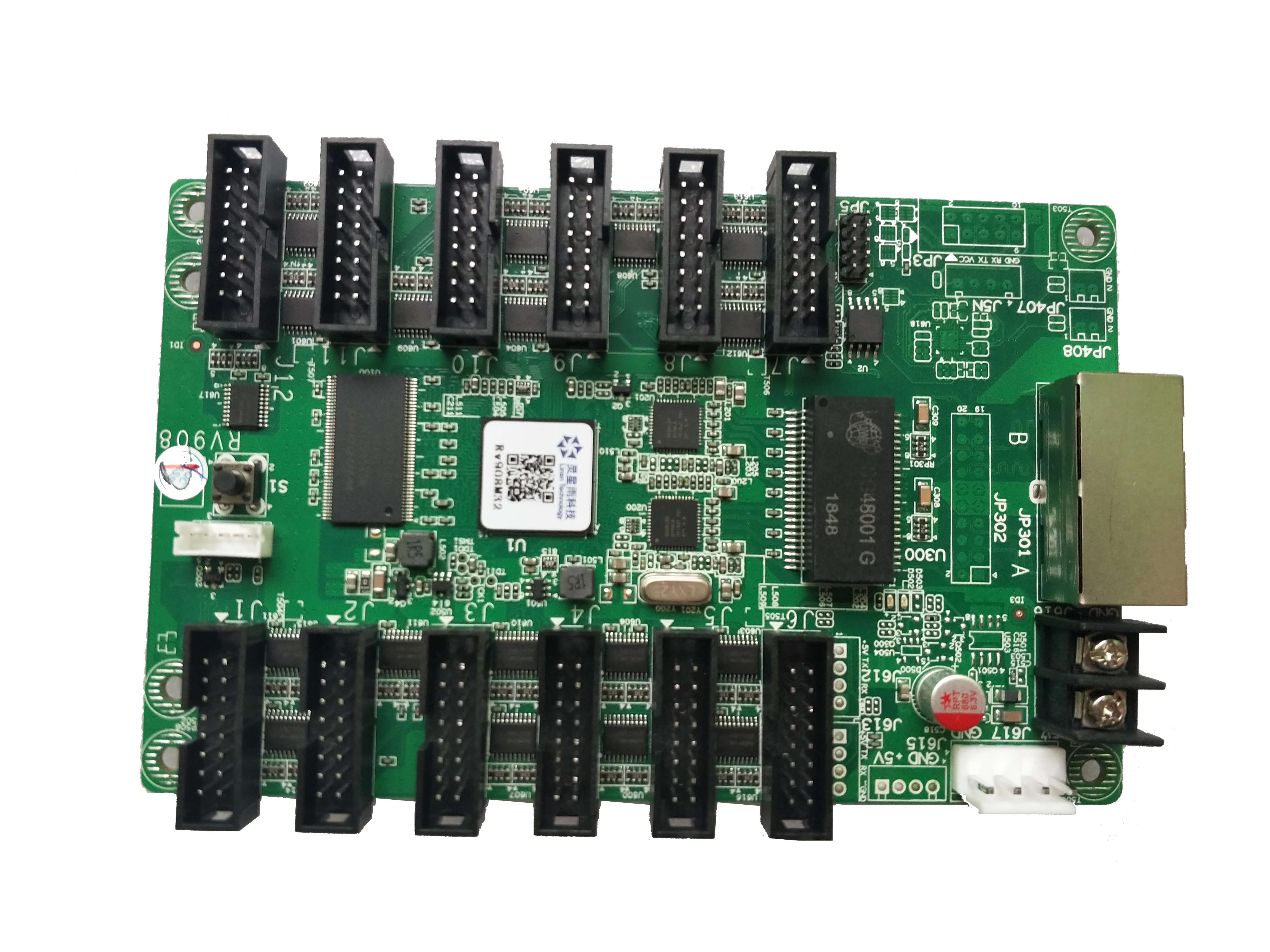 Ресивер RV908M32 карта памяти дисплей p2p2.5p3p3.91p4p4.81p5p6p8p10 светодиодный экран модуль для помещений и улицы|Монитор