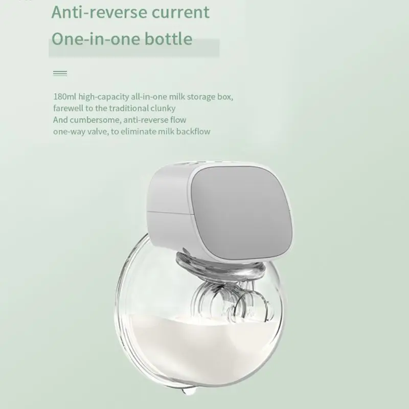 Electric Breast Pump Double Silent Wearable Automatic Milker Hands-Free Portable Milk Extractor USB Chargable