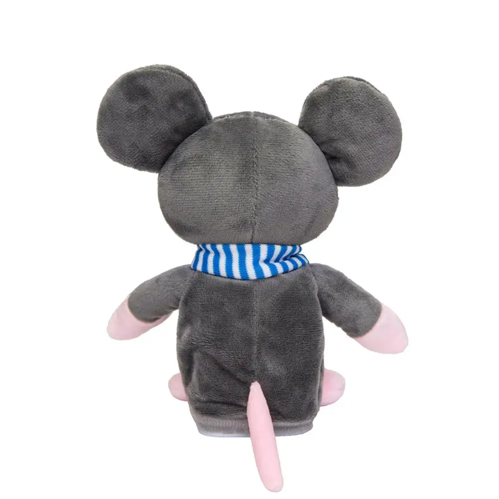 20 см Kawaii Music mouse плюшевые игрушки мягкие животные Танцующая кукла Мышка для детей Детские спящие игрушки прекрасный Рождественский подарок