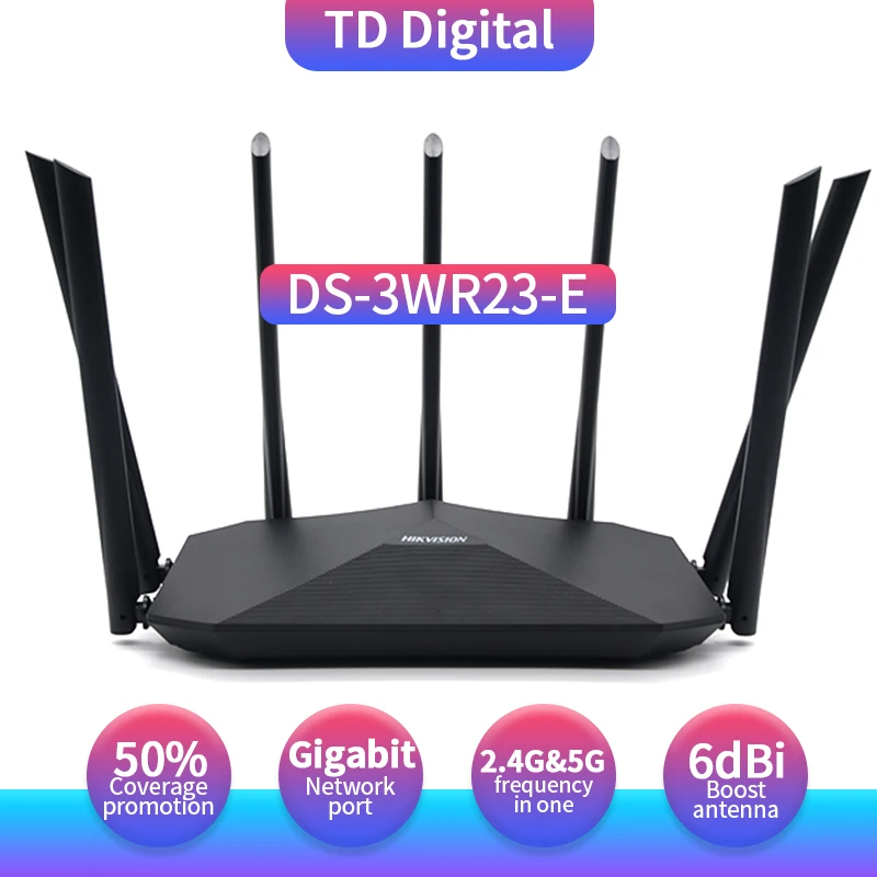 HIKVISION AC2100M маршрутизатор Wi Fi 10/100/1000 м Беспроводной Gigabit ретранслятор Поддержка IPV6