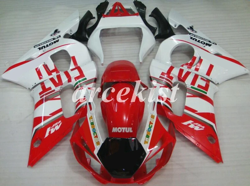 

4 Free Gifts New ABS Motorcycle Fairings kit Fit for YAMAHA YZF-R6 1998 1999 2000 2001 2002 r6 98-02 Body set Red White