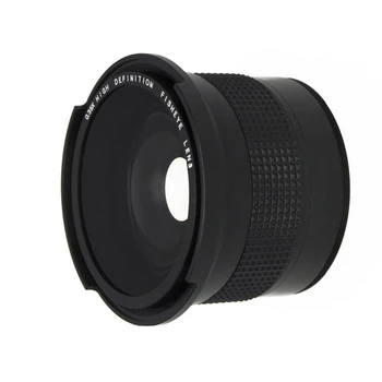

52Mm 0.35X Extended Fisheye Wide-Angle Automatic Focus Compatible Macro Lens for Sony Canon Digital Slr Camera Accessories Lens