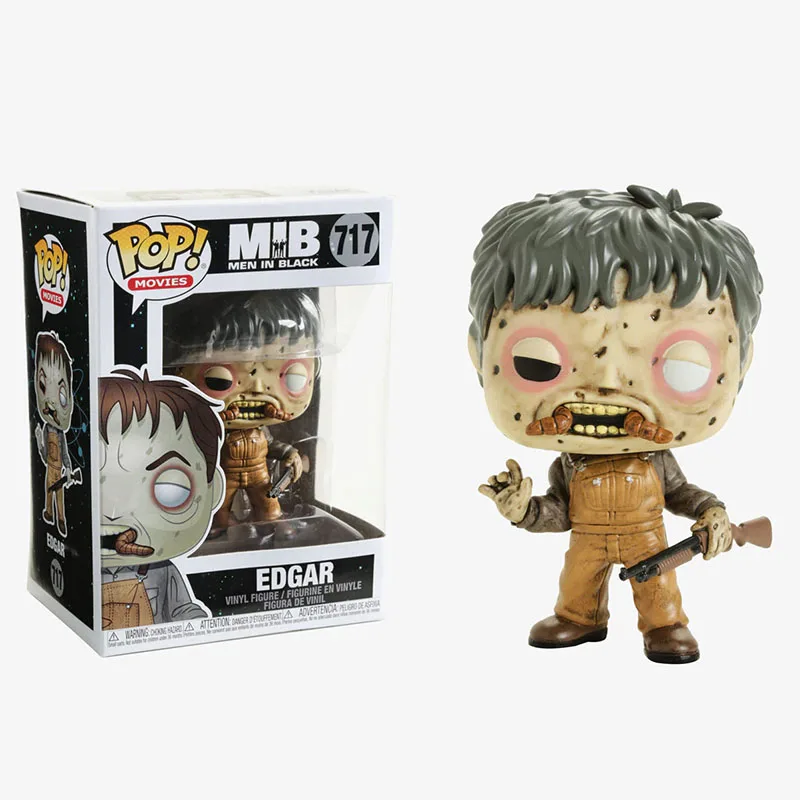 

FUNKO POP 10cm Men in Black Vinyl Figure #717 Edgar Collection Action Figure Toys Model Vinyl Doll Toys