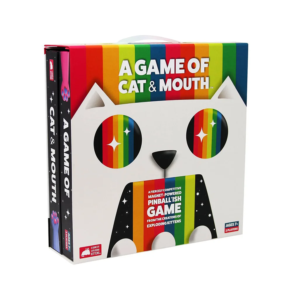

2020 innovative magnetic cat mouse pinball cat scratching board parent-child puzzle game board