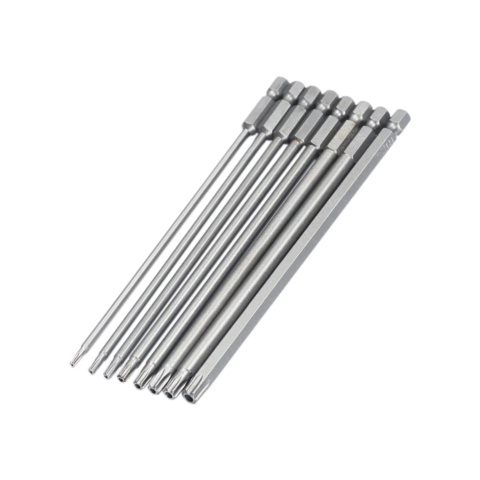 150mm Screwdriver Bit S2 Steel Torx Magnetic Screwdriver Bits For Drills 1/4 Hex Shank Drill Bit Destornillador Brocas Bitset