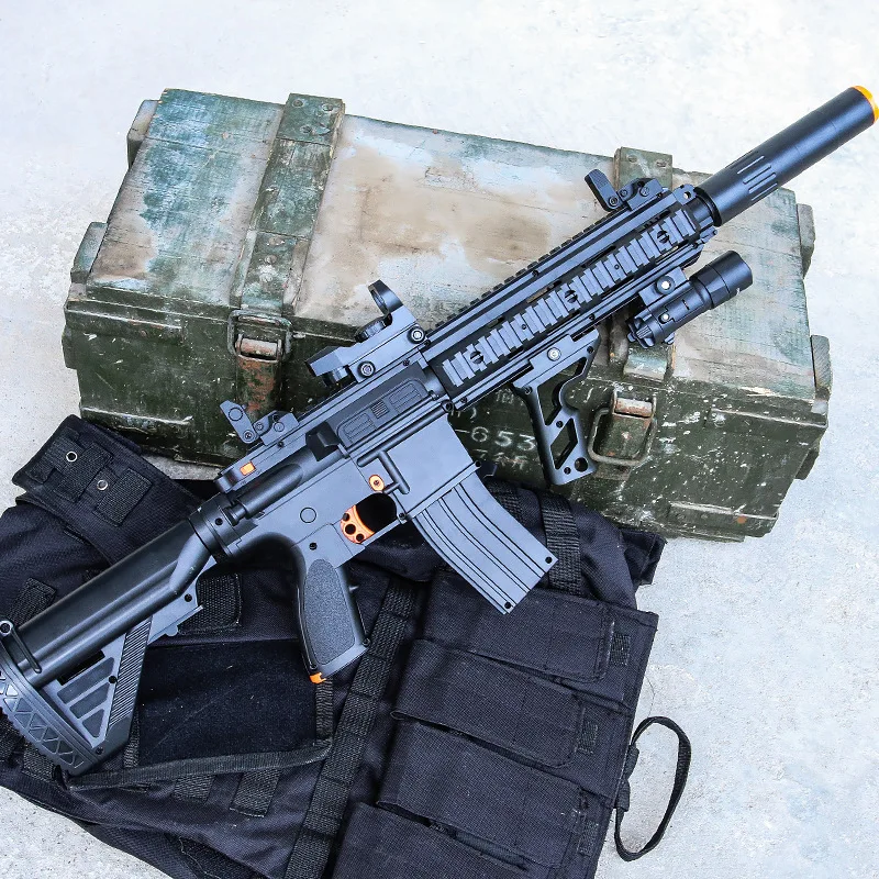 

HK416 Water Even Electric Elastic-Gun Shell-Feeding M4 16 Jedi Model Survival Chicken Grab Adult M4 Toy Gun