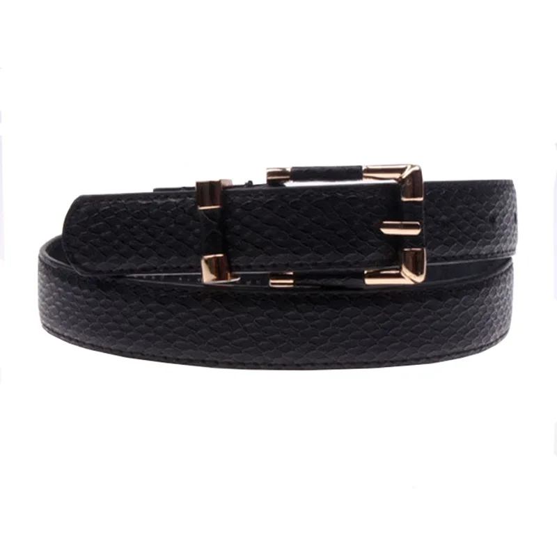 

2020 New Female Korean Version Wild Fashion Belt Snake Pattern Thin Belt Lady Belt Charm Street Shooting