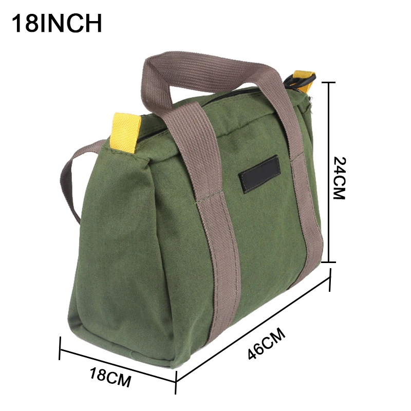 Oxford CanvasMultifunction Waterproof Hand Tool Storage Carry Bags Portable Pliers Metal Toolkit Parts Hardware Parts Organizer plumbers tool bag Tool Storage Items