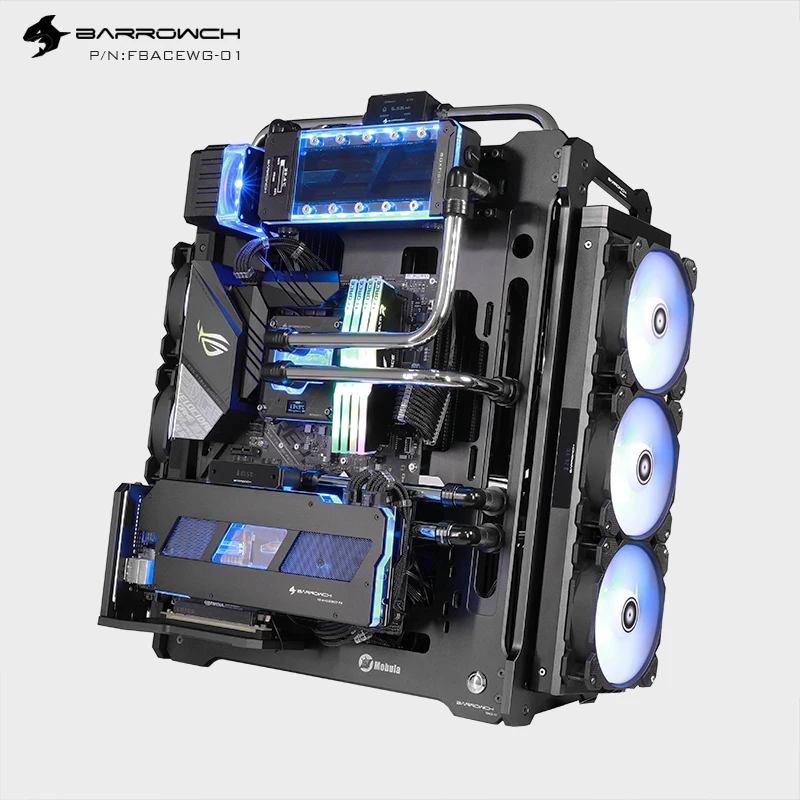 

Barrowch WING Water Cooling Kit of New Chassis Modular Case Liquid Cooling System with GPU Water Block/CPU Water Cooling Block