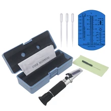 Refractómetro ATC 4 en 1, comprobador de refrigerante anticongelante, Adblue, fluido de motor, Detector de etilenglicol, control de batería limpio para coche