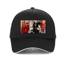 Летняя мужская Кепка с 3D Железным человеком-пауком, мужские бейсболки с Мстителями Marvel, брендовая хлопковая кепка для папы, регулируемая бейсболка в стиле хип-хоп