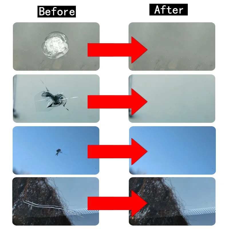 

Pressure cylinder Cutter Fluid Solidified films Fixed bracket Windshield Repair Kit Windshield