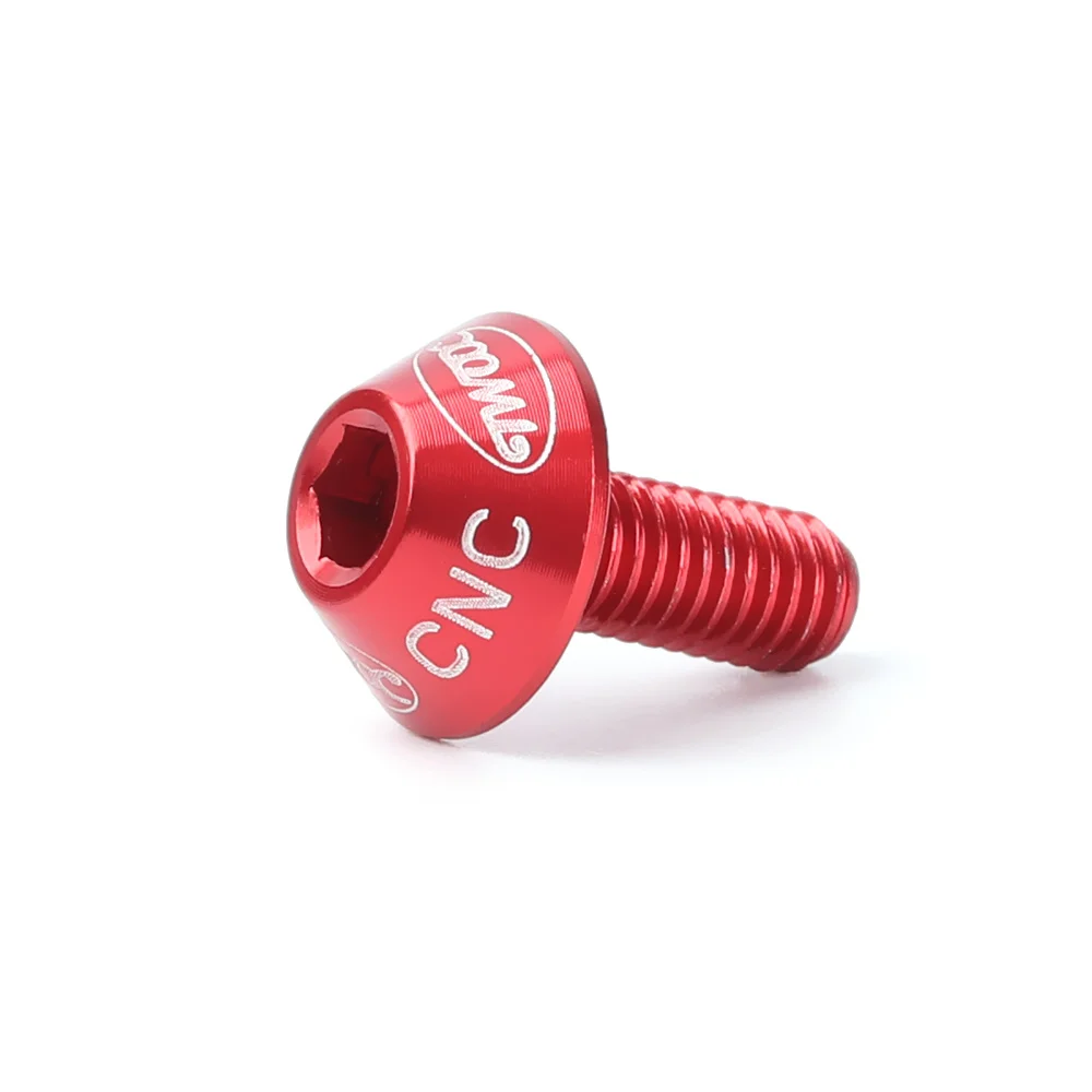 Bicycle Parts 2 PCs Durable Aluminum Alloy M5*12mm Screw Bicycle Water Bottle Cage Holder Screw Bolts for the Bicycle Cycling Accessories bicycle parts