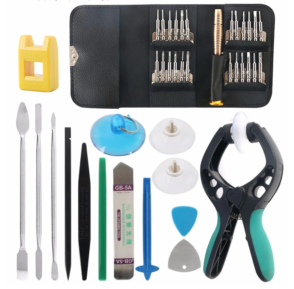 37 шт. мобильный телефон ремонт инструментов набор открывания отвертки для IPhone
