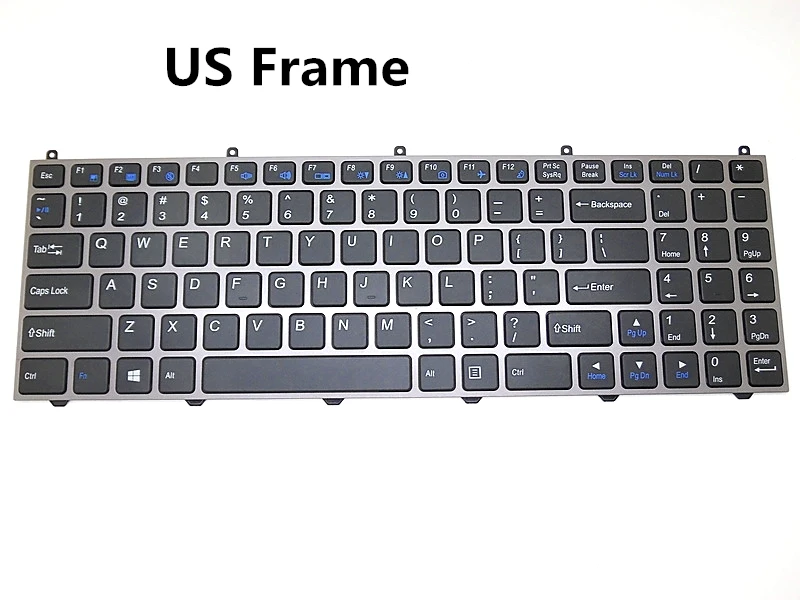 Ноутбук/ноутбук с клавиатурой US EU для Gigabyte Q2556 Q2556N Q2546N Q2546 P15F V2 V3 V5 | Компьютеры и