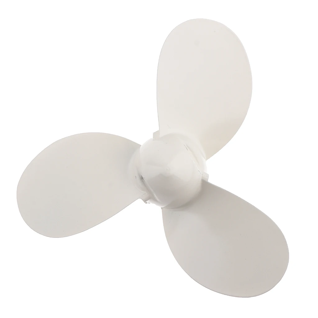 

1 Pcs Marine Outboard Propeller Aluminum 3-Blade Boat Marine Propeller For Yamaha 2HP Pitch Prop White Push Tool