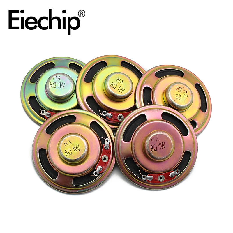Ultra-thin 1W 8R Acoustic Loudspeaker 8 Ohm 1W 5CM Speaker Diameter thickness 50MM Speakers For Arduino Diy Electronic 5pcs/lot mini plug speaker mini speaker