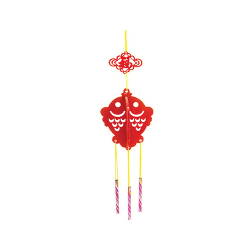 3 Sz Паровая игрушка для детей DIY Wind Chime Handmad Wind Bell, игрушка-головоломка для детей, ручная игрушка для рукоделия, игрушки из мультфильма, из нетканого материала, Wind Chime - Цвет: 3