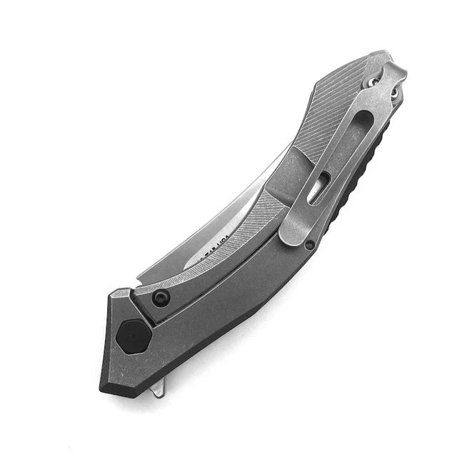 1 Piece Titanium Alloy Utility EDC Knife Handle Scales Compatible with CKB2  Blade, Blade NOT Included - AliExpress