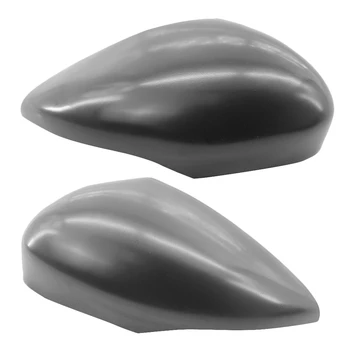 

2PCS Car Rearview Mirror Cover Fit for Ford Fiesta 2009-2015 Black