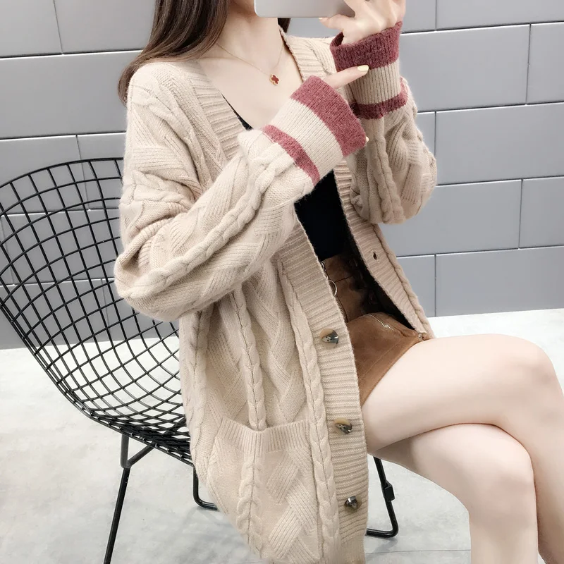 

Cardigan sweater 2020 new popular women's coat women's spring 2021 new women's spring and autumn fashion