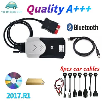 Новинка, сканер obd2 VCI 2017.R1 / 2016.R0 с бесплатным генератором ключей VD DS150E CDP pro plus, bluetooth для delicht, инструмент для сканирования obd2 с 8 автомобильными... Новинка, сканер obd2 VCI 2017.R1 / 2016.R0 с бесплатным генератором ключей VD DS150E CDP pro plus, bluetooth для delicht, инструмент для сканирования obd2 с 8 автомобильными...