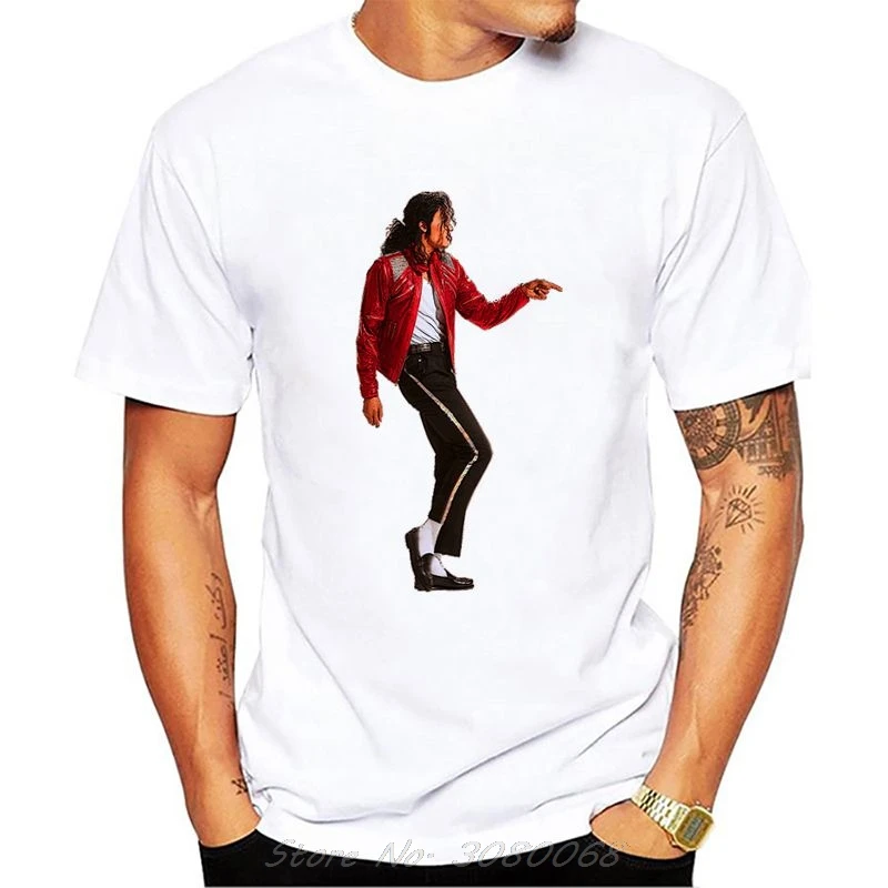 New Funny Cool T Shirt Michael Jackson Men's T-shirts Fashion King Of Pop Design Men Casual Rock Hip-Hop T-shirt Sweatshirt