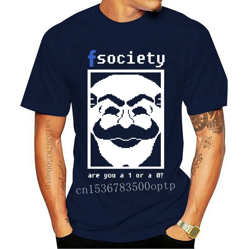 Новинка Mr робот fsocial-You A 1 или 0 Tv Hacker Quote Geek размер S-3Xl брендовая модная футболка |