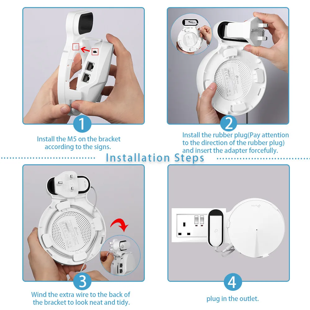 suporte de montagem de parede para deco toda casa malha sistema wifi suporte de montagem de parede resistente teto para deco wifi